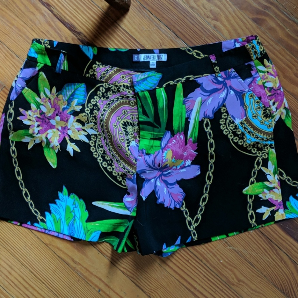 Fancy Floral Dress-Shorts